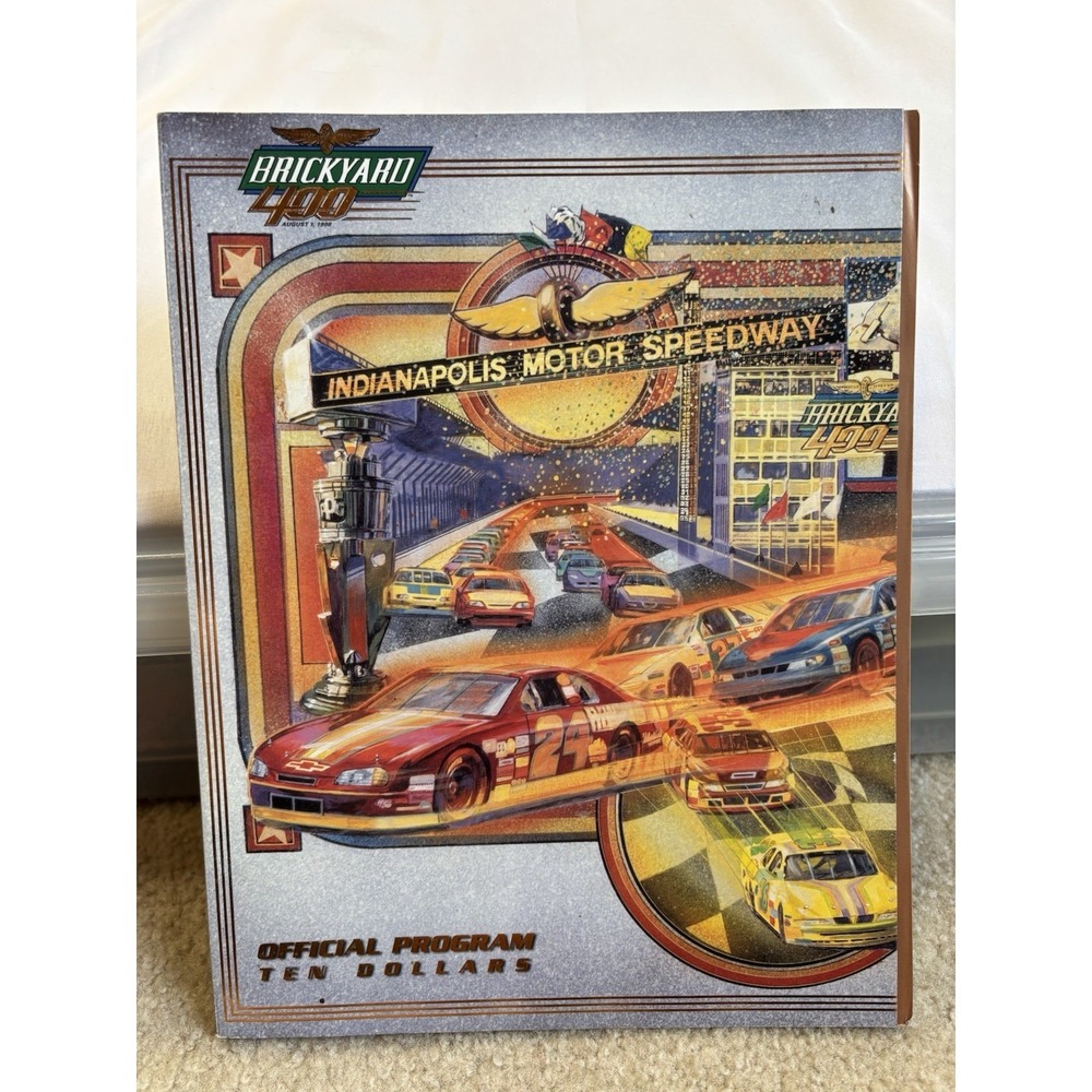 1998 Brickyard 400 Official Program NASCAR Racing Indianapolis Motor Speedway